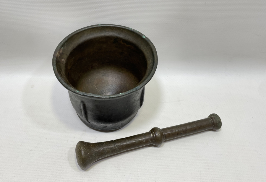 OSMANLI DÖNEMİ SELÇUKLU MODEL DİLİMLİ BRONZ HAVAN