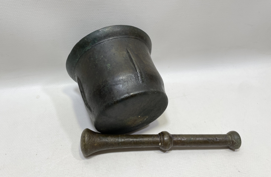 OSMANLI DÖNEMİ SELÇUKLU MODEL DİLİMLİ BRONZ HAVAN