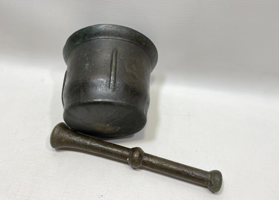 OSMANLI DÖNEMİ SELÇUKLU MODEL DİLİMLİ BRONZ HAVAN