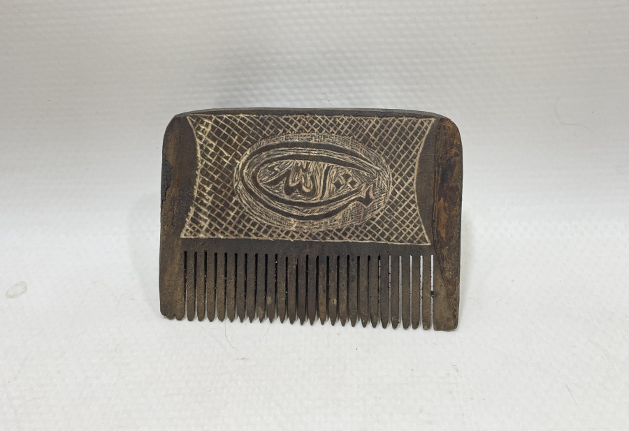 ÜZERİ OSMANLICA YAZILI ÇOK NADİR BIYIK TARAĞI