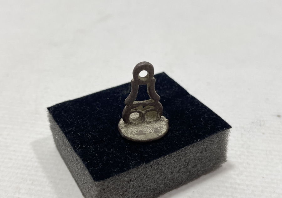 ÜZERİ OSMANLICA YAZILI EL KAZIMA HAKKAK İŞİ ŞAHIS MÜHRÜ