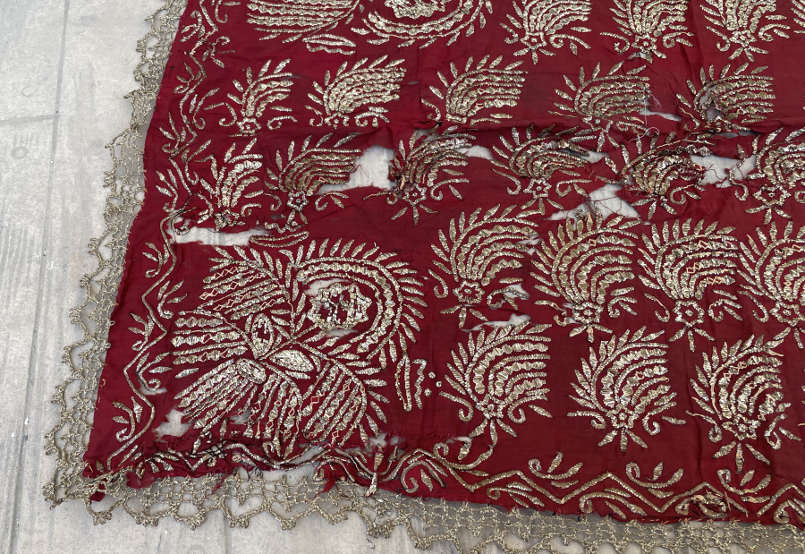 GÜMÜŞ TELKARİ İŞÇİLİKLİ ÇOK NADİR KOZAK TELLİSİ