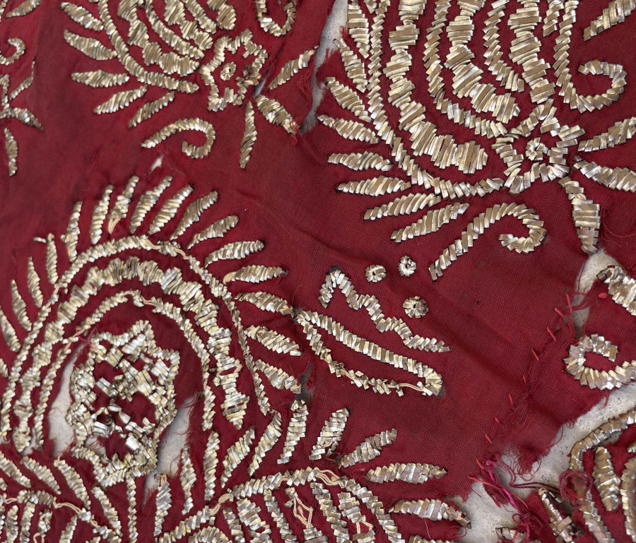 GÜMÜŞ TELKARİ İŞÇİLİKLİ ÇOK NADİR KOZAK TELLİSİ