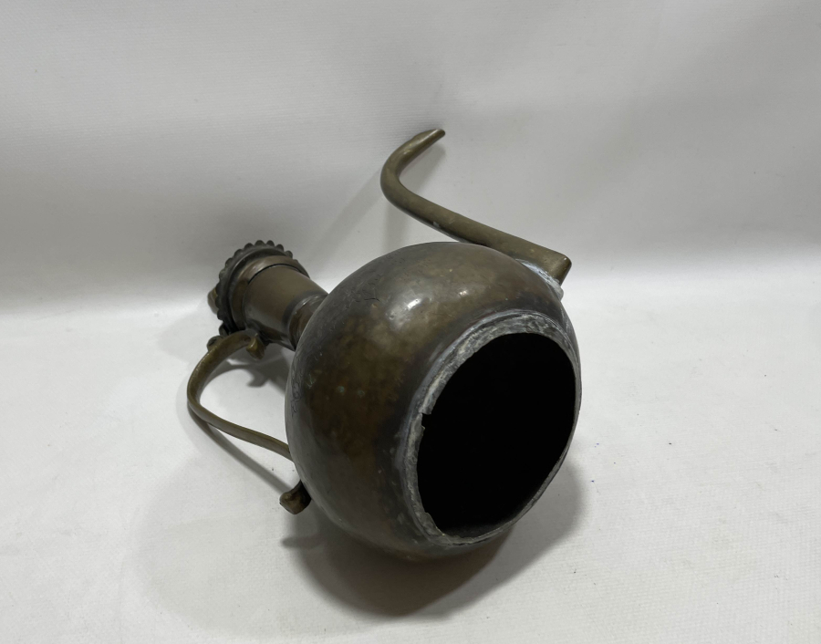 İKİ TARAFI KALEM İŞÇİLİKLİ OSMANLI DÖNEMİ BAKIR İBRİK