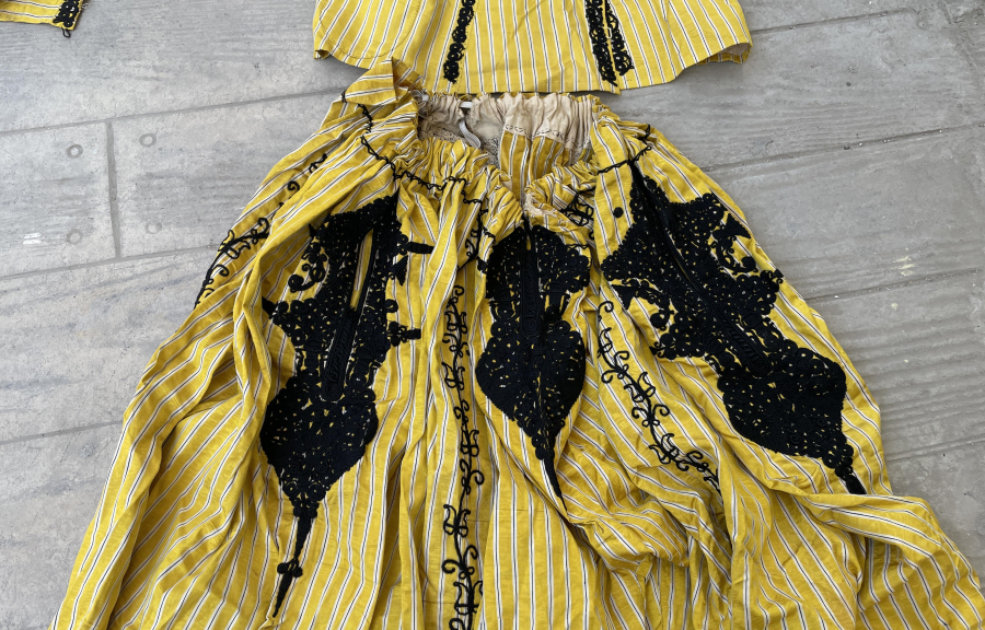 İPEK İBRİŞİMLİ OSMANLI DÖNEMİ ŞALVAR CEPKEN TAKIMI