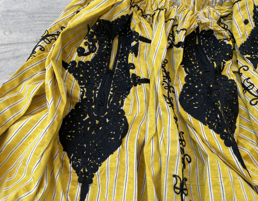 İPEK İBRİŞİMLİ OSMANLI DÖNEMİ ŞALVAR CEPKEN TAKIMI