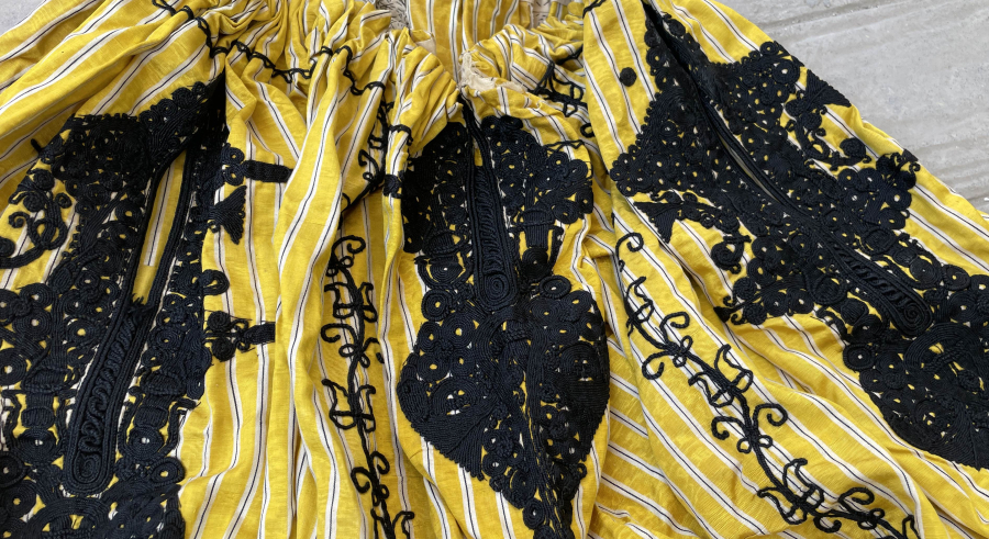 İPEK İBRİŞİMLİ OSMANLI DÖNEMİ ŞALVAR CEPKEN TAKIMI