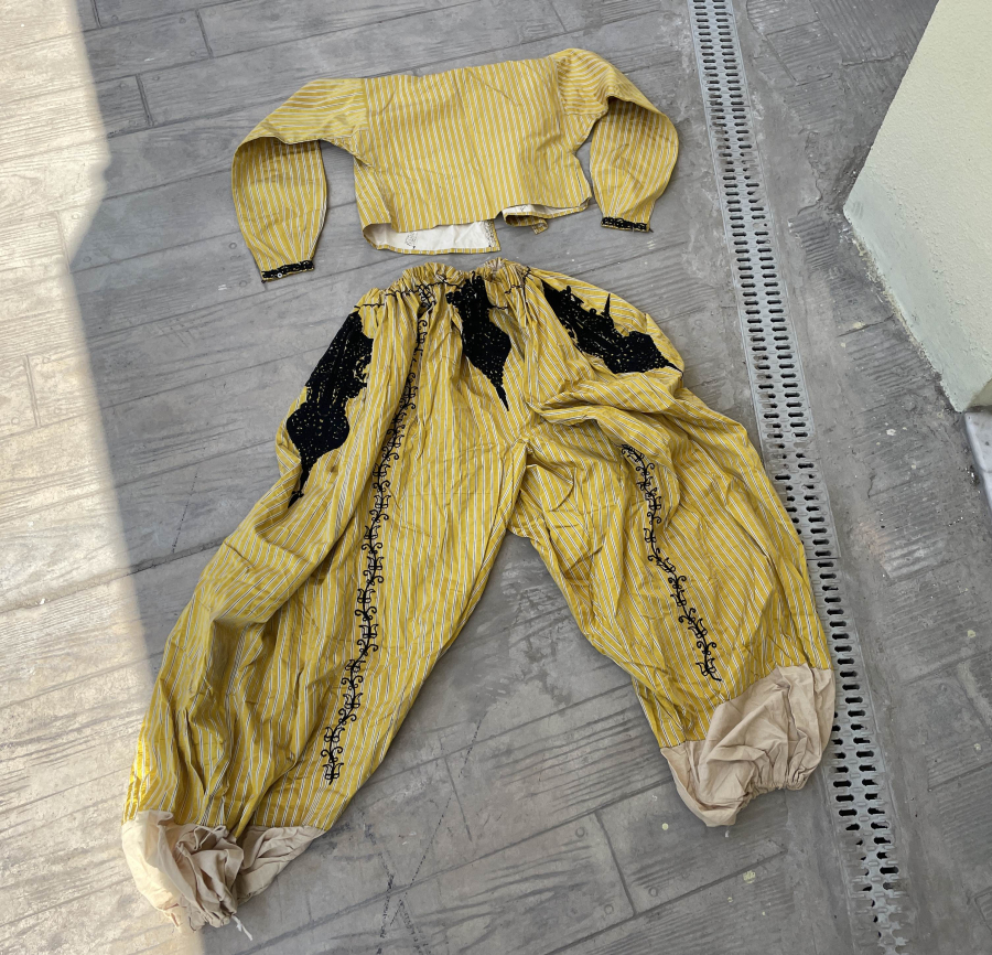 İPEK İBRİŞİMLİ OSMANLI DÖNEMİ ŞALVAR CEPKEN TAKIMI