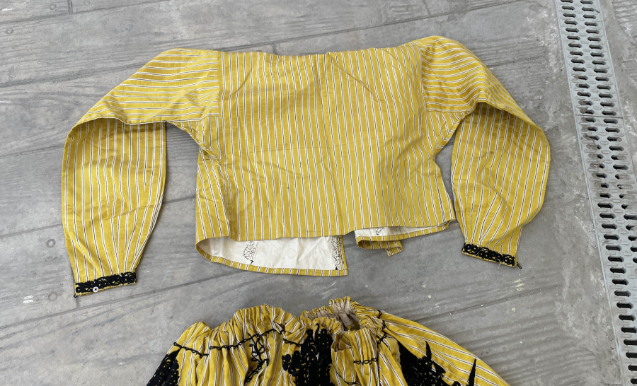 İPEK İBRİŞİMLİ OSMANLI DÖNEMİ ŞALVAR CEPKEN TAKIMI