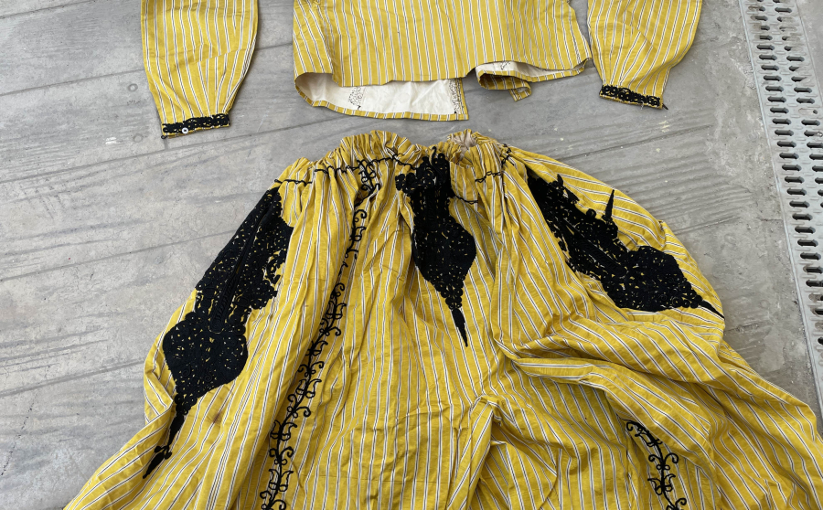 İPEK İBRİŞİMLİ OSMANLI DÖNEMİ ŞALVAR CEPKEN TAKIMI