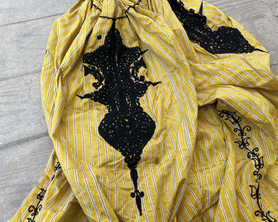 İPEK İBRİŞİMLİ OSMANLI DÖNEMİ ŞALVAR CEPKEN TAKIMI