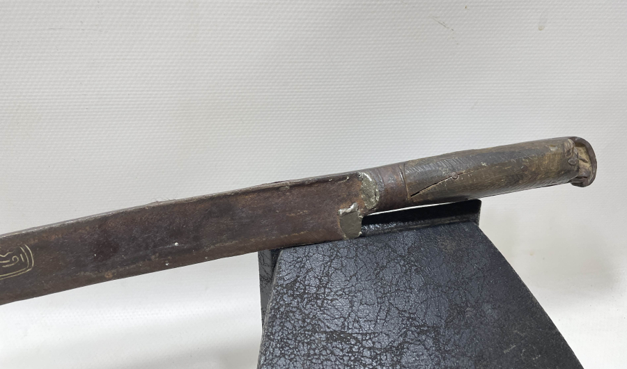 OSMANLI DÖNEMİ GÜMÜŞ ÇAKMA İŞÇİLİKLİ YENİÇERİ YATAĞANI