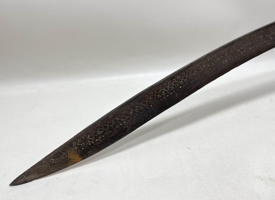 OSMANLI DÖNEMİ GÜMÜŞ ÇAKMA İŞÇİLİKLİ YENİÇERİ YATAĞANI