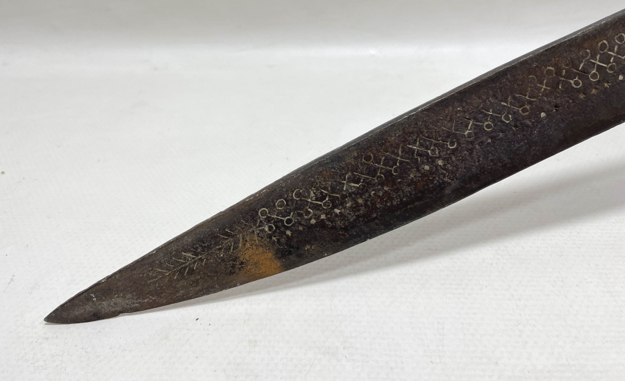 OSMANLI DÖNEMİ GÜMÜŞ ÇAKMA İŞÇİLİKLİ YENİÇERİ YATAĞANI