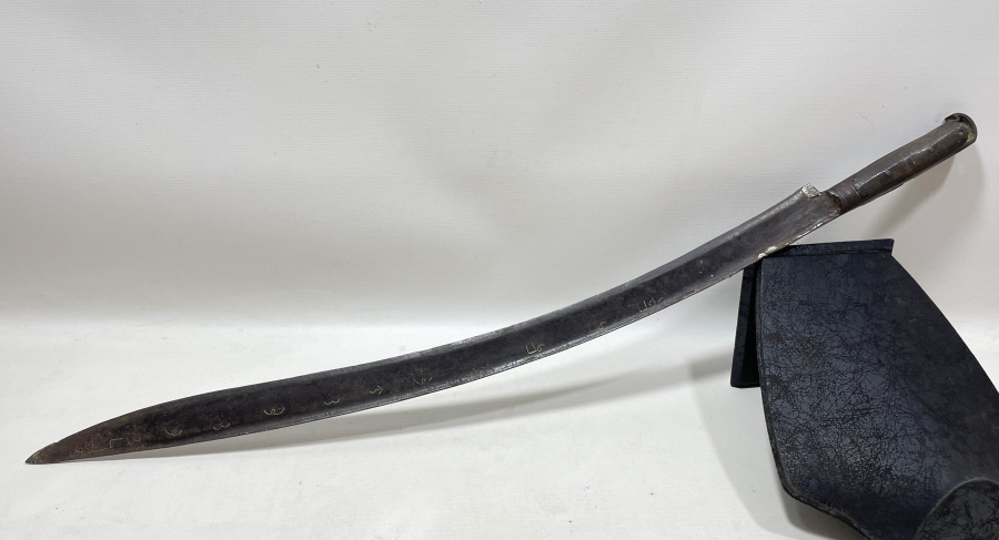 OSMANLI DÖNEMİ GÜMÜŞ ÇAKMA İŞÇİLİKLİ YENİÇERİ YATAĞANI