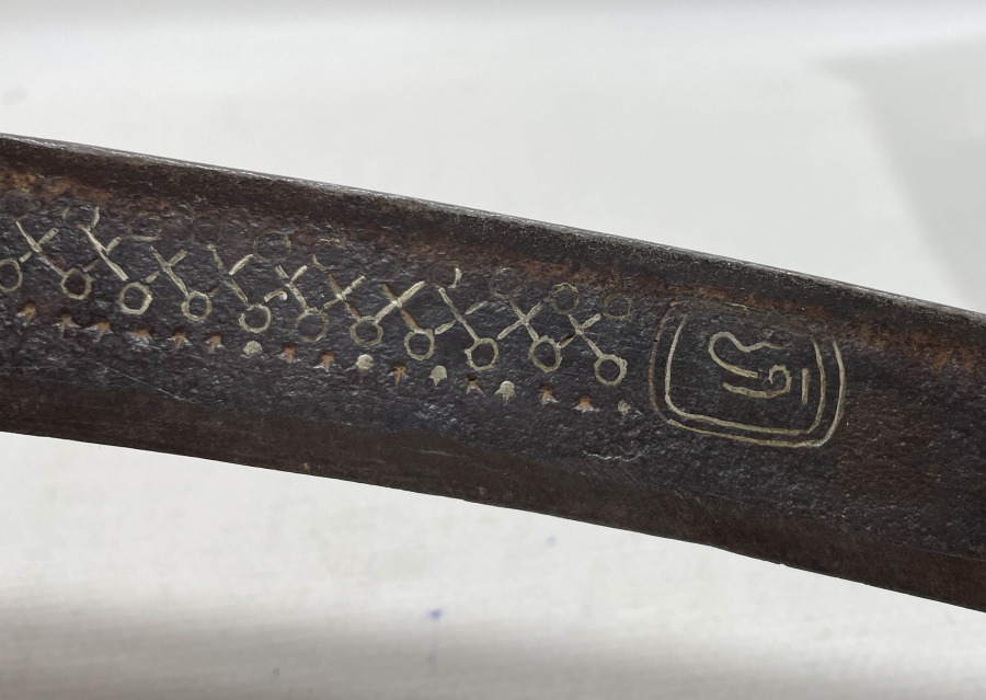 OSMANLI DÖNEMİ GÜMÜŞ ÇAKMA İŞÇİLİKLİ YENİÇERİ YATAĞANI