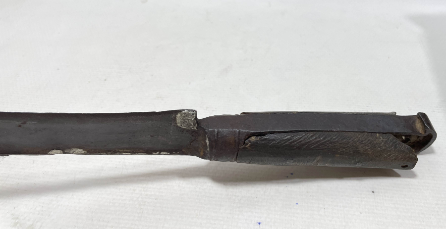 OSMANLI DÖNEMİ GÜMÜŞ ÇAKMA İŞÇİLİKLİ YENİÇERİ YATAĞANI