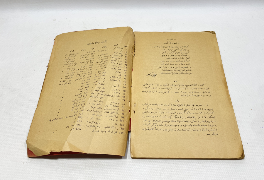 1928 YILI OSMANLICA YAZILI YENİ GÜZEL YAZILAR İSİMLİ DEVRİM ÖVGÜLÜ KİTAP