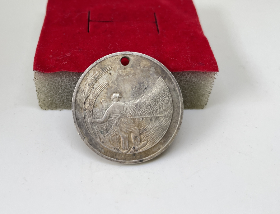 1956 YILI BUĞDAY BANKASI AÇILIŞ HATIRASI GÜMÜŞ MADALYON