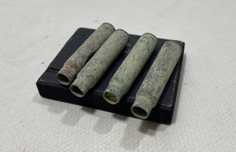 ARKALARI OSMANLICA YAZILI 1. DÜNYA SAVAŞI DÖNEMİ OSMANLI MAVZER KOVANLARI