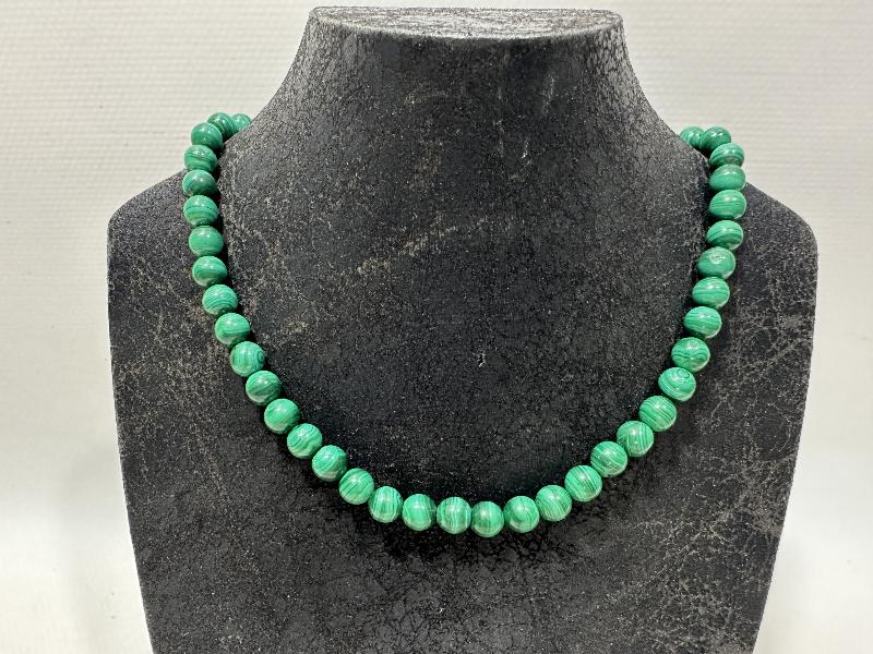 MALAHİT TAŞLI GERDANLIK 