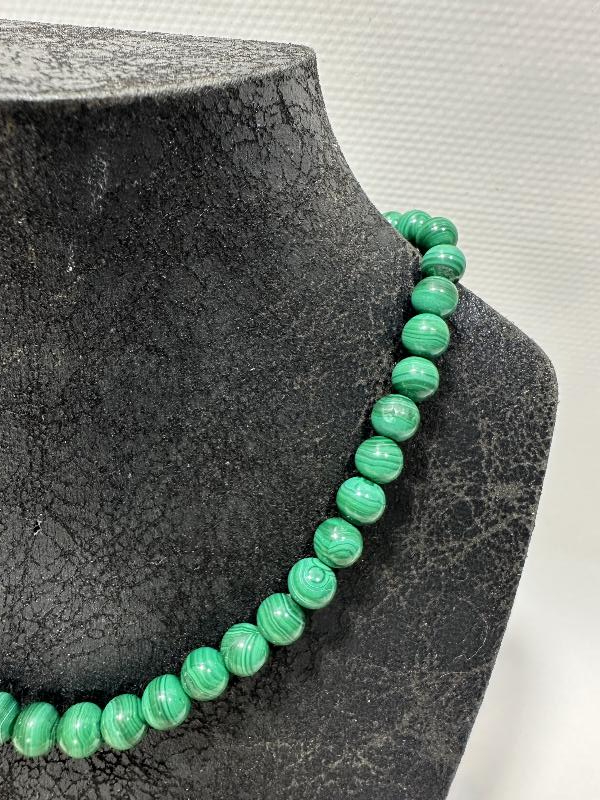 MALAHİT TAŞLI GERDANLIK 