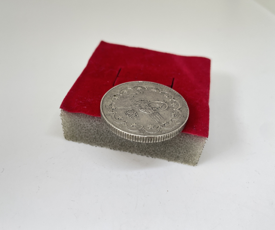 MEHMED REŞAD HAN DÖNEMİ YÜKSEK KONDİSYONDA GÜMÜŞ 10 KURUŞ