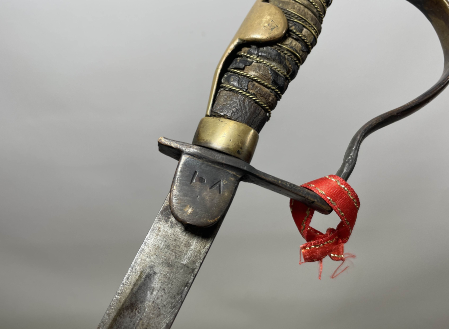 OSMANLI DÖNEMİ ÖZEL YAPIM TOPÇU AMBLEMLİ ÇOK NADİR SUBAY KILICI - İLK KEZ GÖRÜLÜYOR