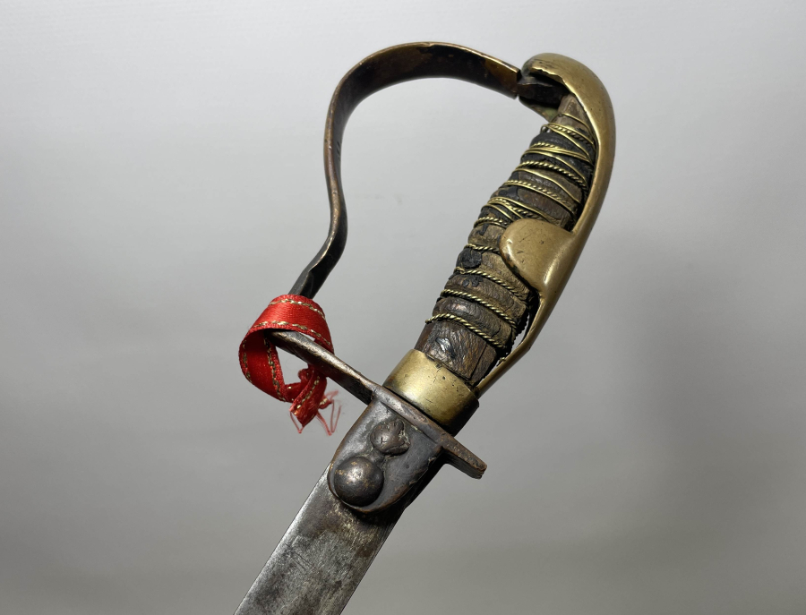 OSMANLI DÖNEMİ ÖZEL YAPIM TOPÇU AMBLEMLİ ÇOK NADİR SUBAY KILICI - İLK KEZ GÖRÜLÜYOR