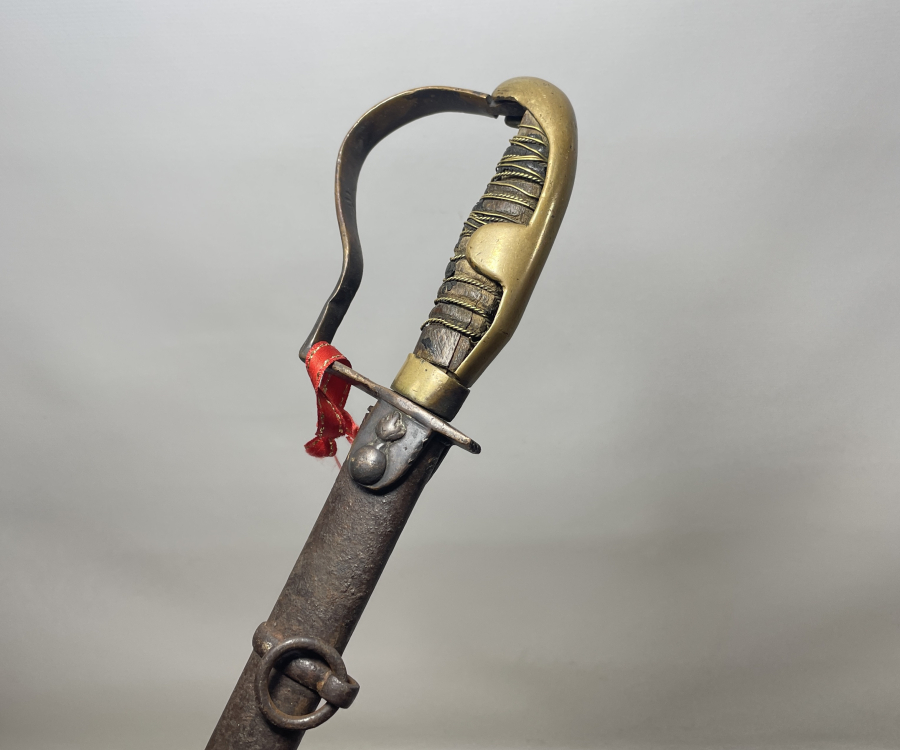 OSMANLI DÖNEMİ ÖZEL YAPIM TOPÇU AMBLEMLİ ÇOK NADİR SUBAY KILICI - İLK KEZ GÖRÜLÜYOR