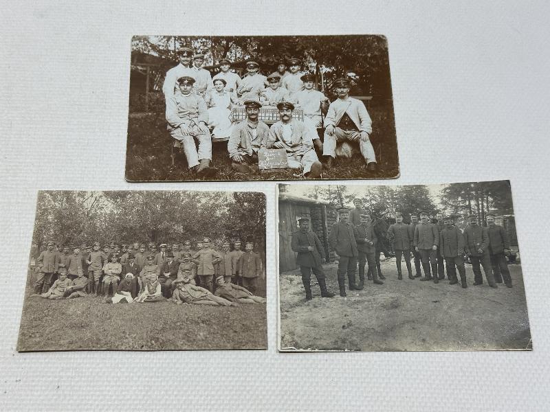 1. DÜNYA SAVAŞI DÖNEMİ ÜÇ ADET ASKERİ FOTOĞRAF