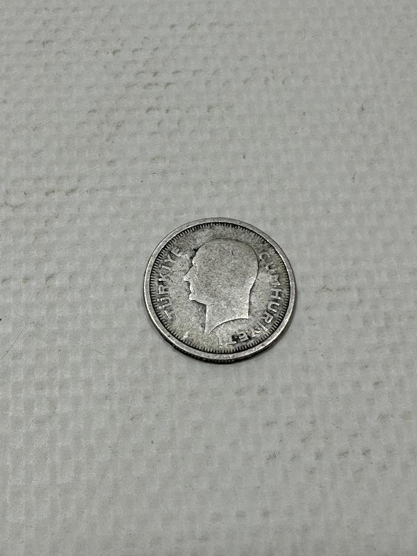 1935 GÜMÜŞ 25 KURUŞ