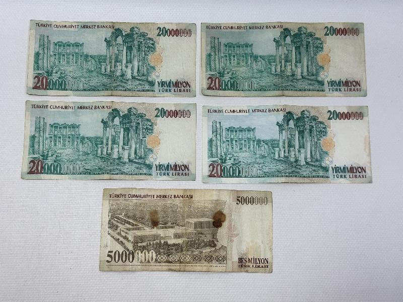 7. EMİSYON PARA LOTU: 5 MİLYON VE 20 MİLYONLAR