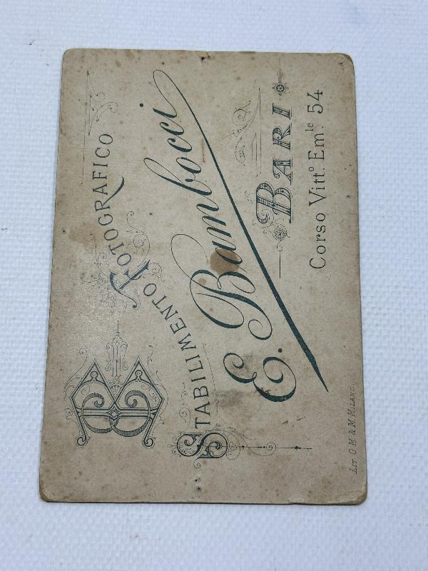 CUMHURİYET İLK DÖNEM TÜRK SUBAYI VE ÇOCUKLARI KABİN FOTO