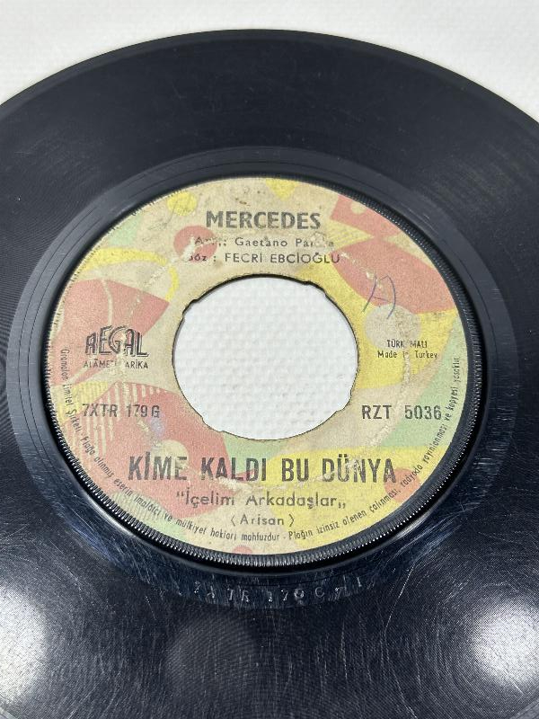 NADİR 45'LİK PLAK MERCEDES - YAZIK SANA & KİME KALDI BU DÜNYA