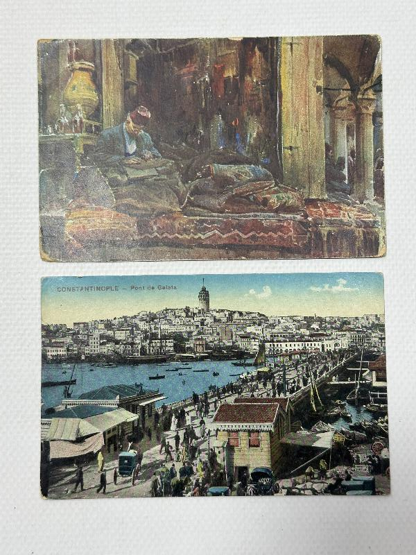 OSMANLI DÖNEMİ İKİ ADET KARTPOSTAL