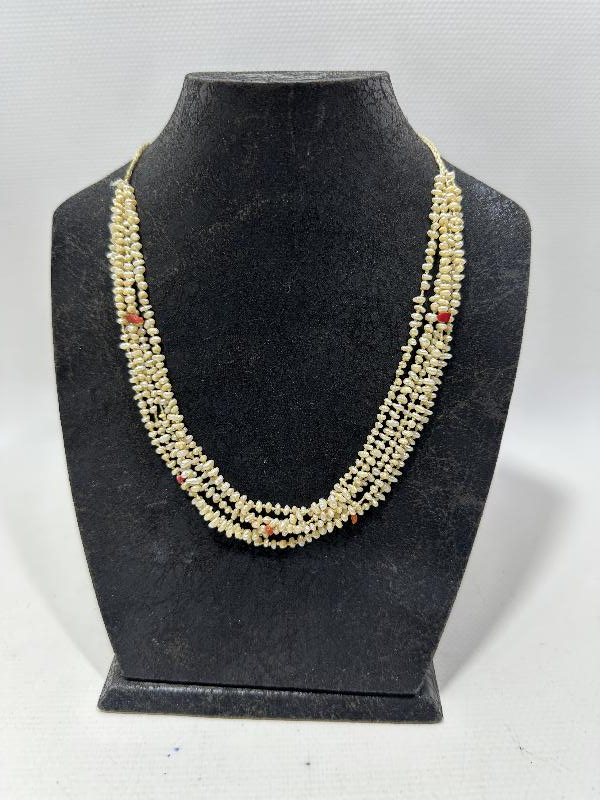 OSMANLI DÖNEMİ MERCANLI KUM İNCİ GERDANLIK