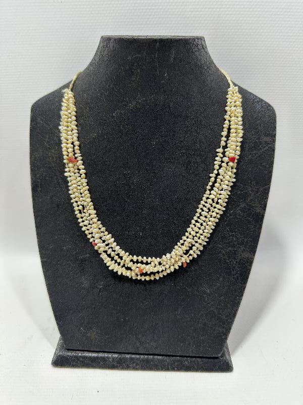 OSMANLI DÖNEMİ MERCANLI KUM İNCİ GERDANLIK