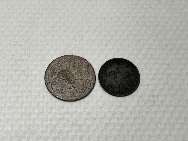 SULTAN ABDÜLHAMİD DÖNEMİ GÜMÜŞ 5 PARA VE 10 PARA