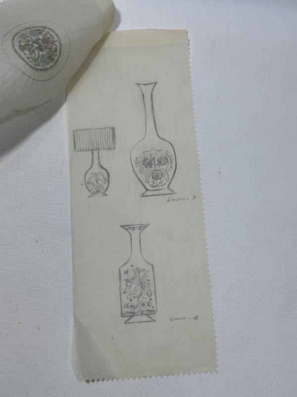 SANATÇI V. GÖNÜLAL TARAFINDAN YAPILMIŞ OSMANLI DESEN ÇALIŞMASI