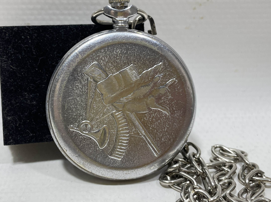 SOVYET RUSYA YAPIMI AVCI KASA KURMALI ANTİKA CEP SAATİ