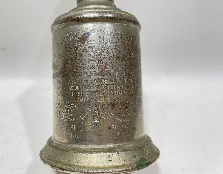 ÜZERİ YAZILI NADİR FRANSIZ VAGON LAMBASI