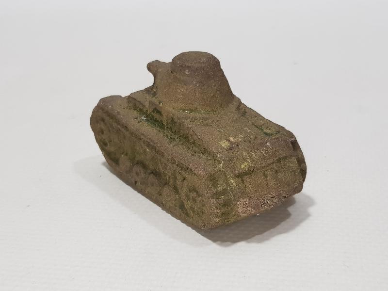 2. DÜNYA SAVAŞI DÖNEMİ ÇOK NADİR SERAMİK TANK OYUNCAK 