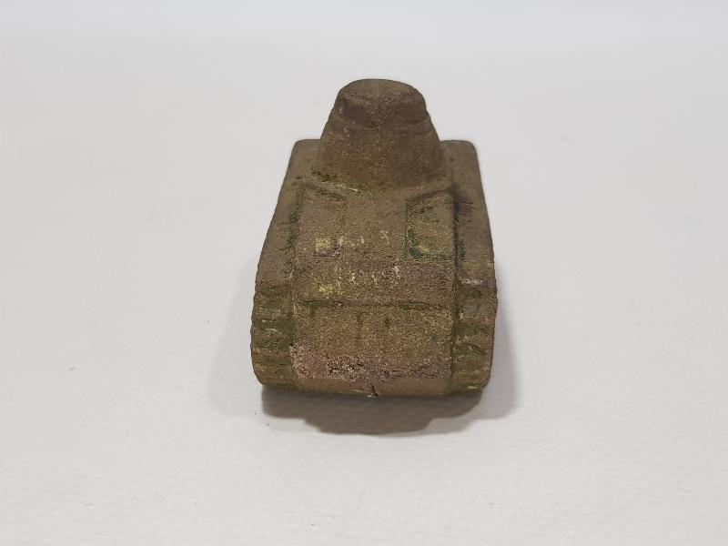 2. DÜNYA SAVAŞI DÖNEMİ ÇOK NADİR SERAMİK TANK OYUNCAK 