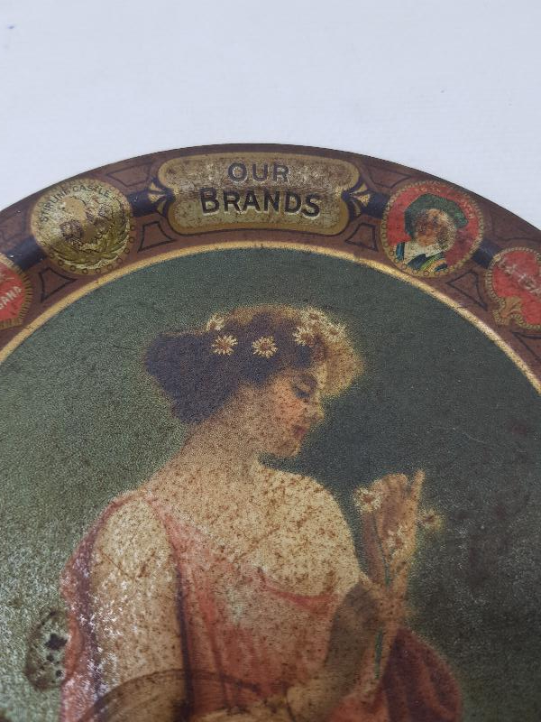 ANTİKA METAL TEPSİ 