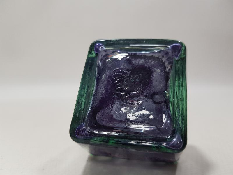 TABANI OSMANLICA YAZILI CAM HOKKA