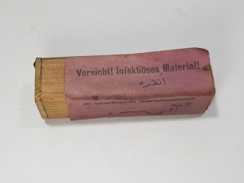 TIP TARİHİ: OSMANLI DÖNEMİ NUMUNE ALMA KABI