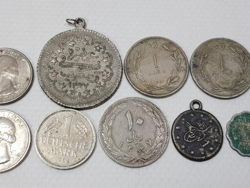 YERLİ VE YABANCI MADENİ PARA LOTU