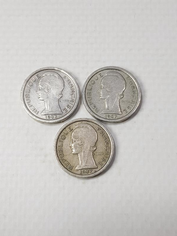 1937 TARİHLİ FRANSIZ TELEFON JETONU LOTU