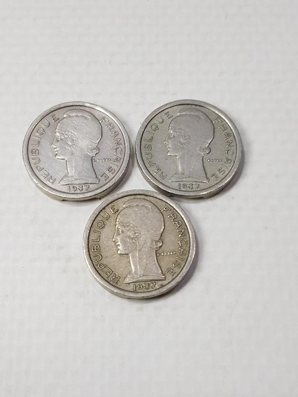 1937 TARİHLİ FRANSIZ TELEFON JETONU LOTU